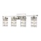 Z-Lite Archer 4 Light Vanity, Polished Nickel & Clear 344-4V-PN - alternate 1
